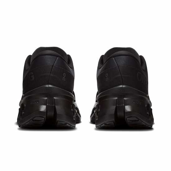 On Mens Cloudmonster 3 Running Shoes Black/Black On Mens Cloudmonster 3 Running Shoes Black/Black
