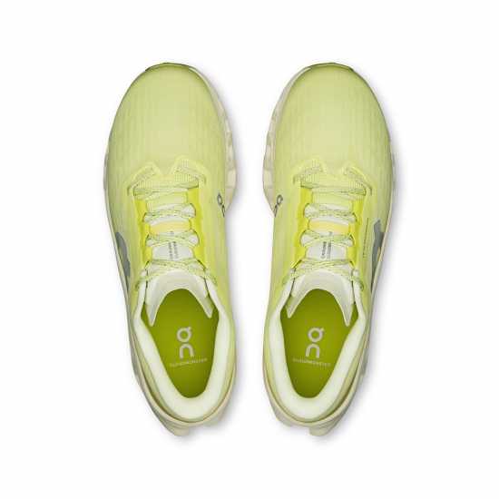 On Mens Cloudmonster 3 Running Shoes Limelight On Mens Cloudmonster 3 Running Shoes Limelight