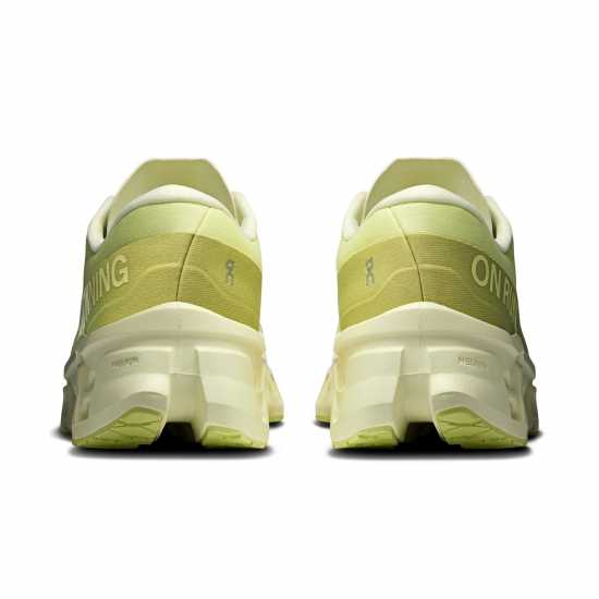 On Mens Cloudmonster 3 Running Shoes Limelight On Mens Cloudmonster 3 Running Shoes Limelight