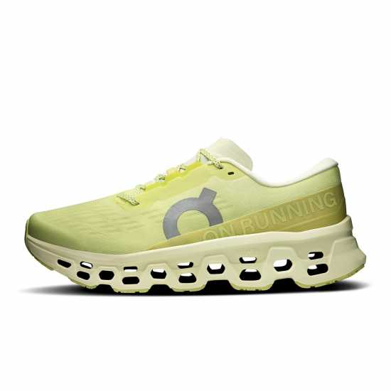 On Mens Cloudmonster 3 Running Shoes Limelight On Mens Cloudmonster 3 Running Shoes Limelight