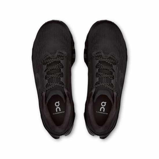 On Womens Cloudmonster 3 Running Shoes Black/Black On Womens Cloudmonster 3 Running Shoes Black/Black