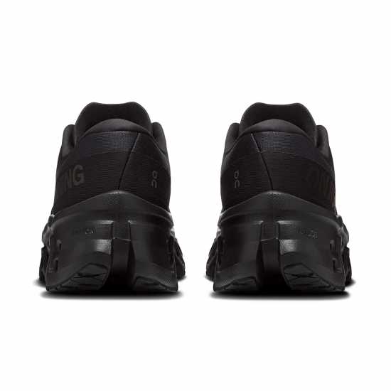 On Womens Cloudmonster 3 Running Shoes Black/Black On Womens Cloudmonster 3 Running Shoes Black/Black