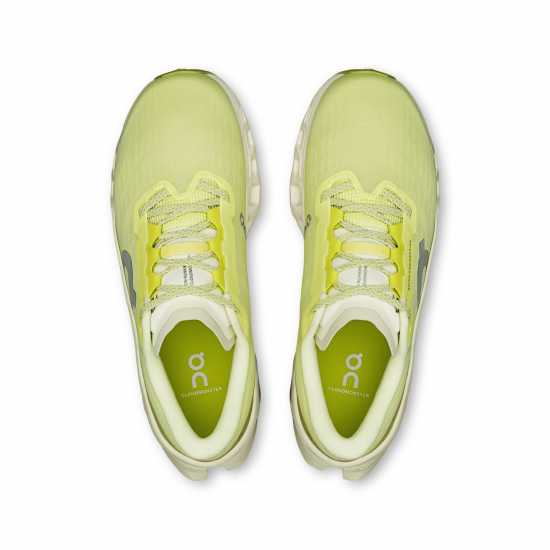 On Womens Cloudmonster 3 Running Shoes Limelight On Womens Cloudmonster 3 Running Shoes Limelight