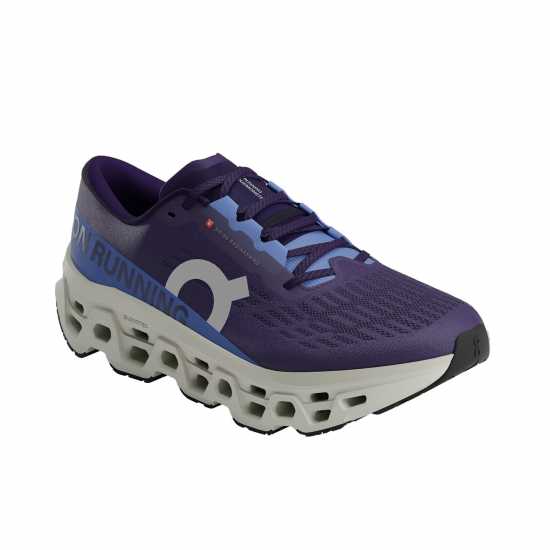 On Womens Cloudmonster 3 Running Shoes Nebula/Ivory On Womens Cloudmonster 3 Running Shoes Nebula/Ivory