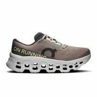 On Womens Cloudmonster 3 Running Shoes Cinder/Ivory On Womens Cloudmonster 3 Running Shoes Cinder/Ivory