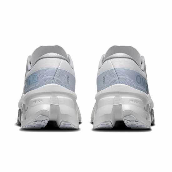 On Womens Cloudmonster 3 Running Shoes White/Frost On Womens Cloudmonster 3 Running Shoes White/Frost