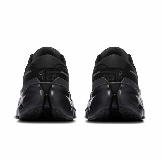 On Womens Cloudrunner 3 Road Running Shoes Black/Black 