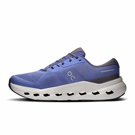 On Mens Cloudrunner 3 Road Running Shoes Sailor/Ivory 