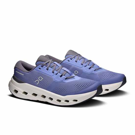 On Mens Cloudrunner 3 Road Running Shoes Sailor/Ivory 