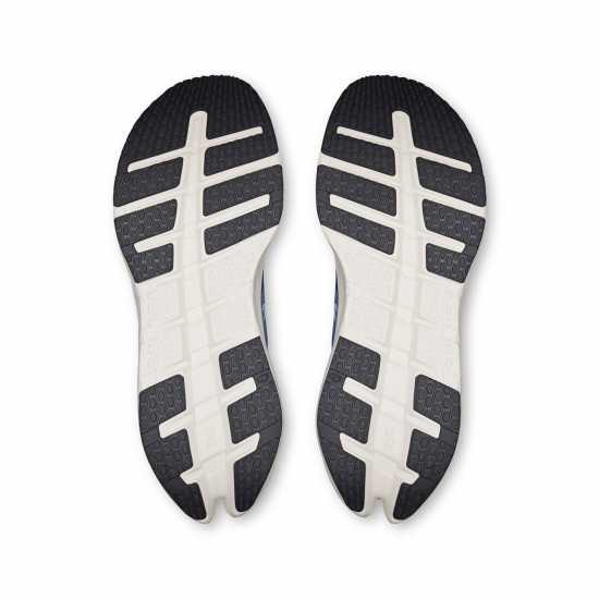 On Mens Cloudrunner 3 Road Running Shoes Sailor/Ivory 