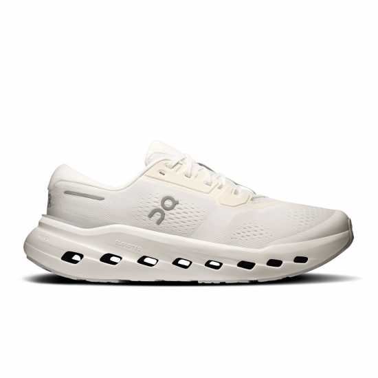 On Mens Cloudrunner 3 Road Running Shoes White/Glacier 