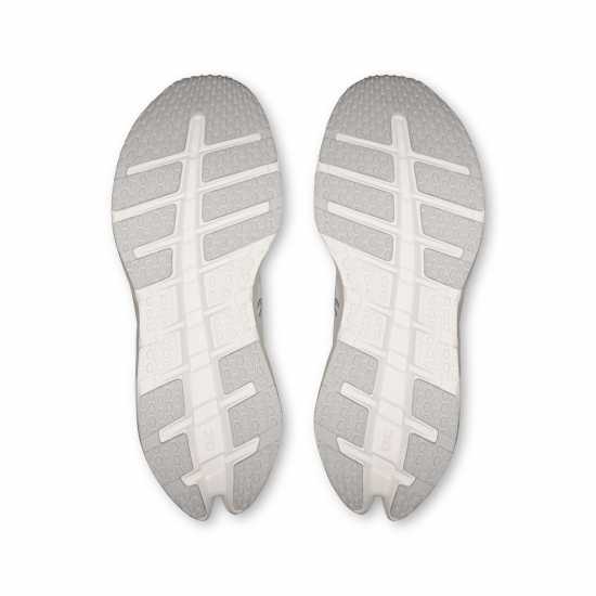 On Mens Cloudrunner 3 Road Running Shoes White/Glacier 