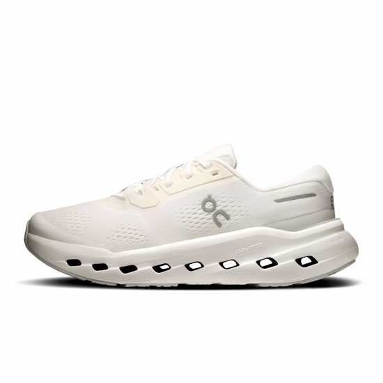 On Mens Cloudrunner 3 Road Running Shoes White/Glacier 