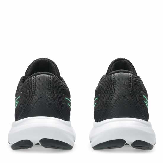 Asics Contend 9 Gs Kids Road Running Shoes Black/Vital Grn Asics Contend 9 Gs Kids Road Running Shoes Black/Vital Grn