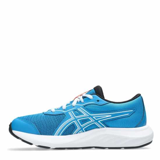 Asics Contend 9 Gs Kids Road Running Shoes Aegean Blue/Gry Asics Contend 9 Gs Kids Road Running Shoes Aegean Blue/Gry