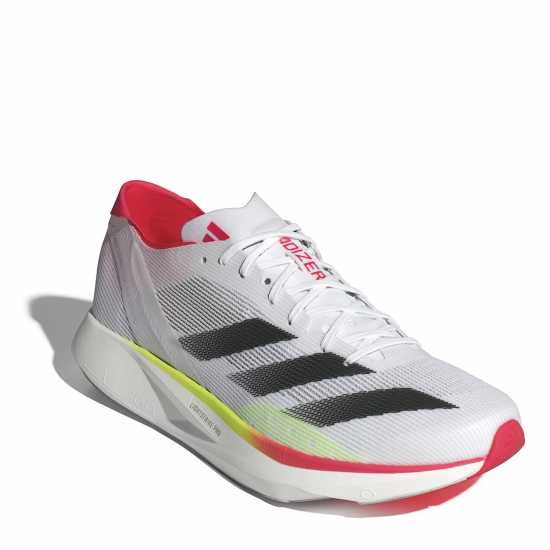 Adidas Мъжки Маратонки За Бягане Adizero Takumi Sen 10 Mens Running Shoes Бяло/Червено Мъжки маратонки