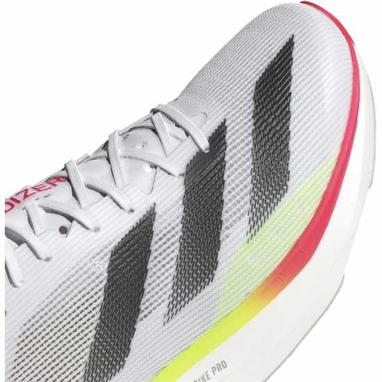 Adidas Мъжки Маратонки За Бягане Adizero Takumi Sen 10 Mens Running Shoes Бяло/Червено Мъжки маратонки