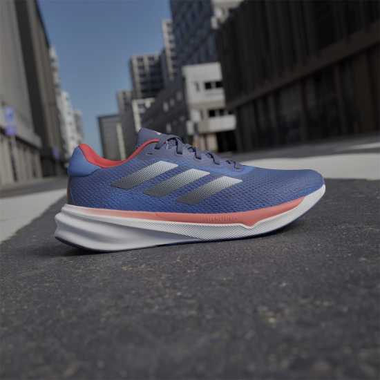 Adidas Мъжки Маратонки За Бягане Supernova Stride Mens Running Shoes Кобалтово синьо Мъжки маратонки