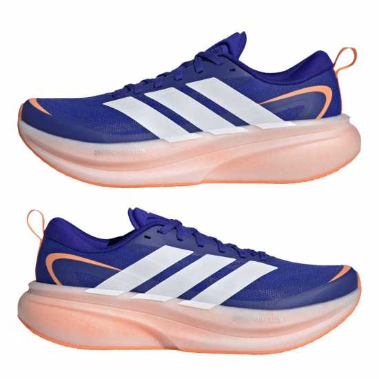 Adidas Мъжки Маратонки За Бягане Supernova Glide Mens Running Shoes Blue/Orange 