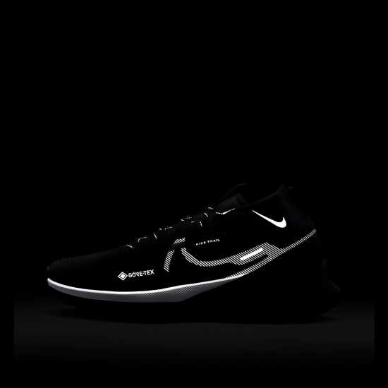 Nike Маратонки За Бягане По Пътеки React Pegasus Trail 4 Gore-Tex Mens Waterproof Trail Running Shoes Black/Grey Мъжки маратонки