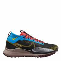 Nike Маратонки За Бягане По Пътеки React Pegasus Trail 4 Gore-Tex Mens Waterproof Trail Running Shoes Blue/Yellow Мъжки маратонки