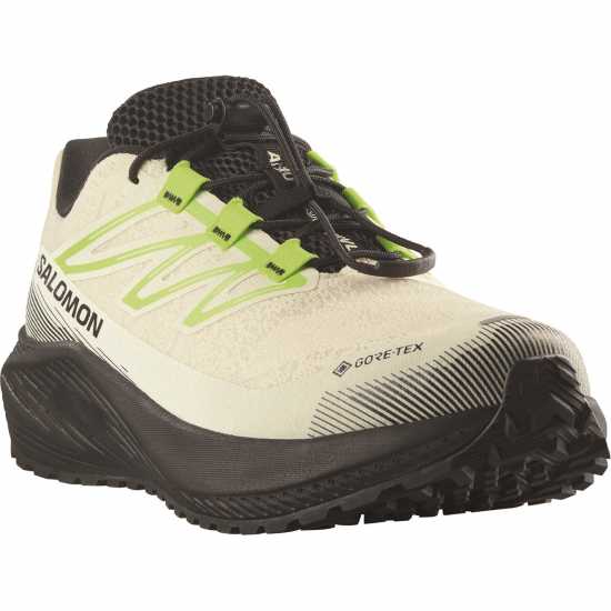 Salomon Мъжки Маратонки Бягане По Пътеки Aero Flow Gravel Gtx Trail Running Shoes Mens Vanilla/Black 