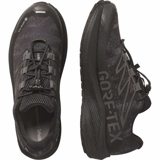 Salomon Мъжки Маратонки Бягане По Пътеки Aero Flow Gravel Gtx Trail Running Shoes Mens Black/Black 