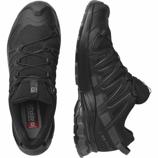 Salomon Мъжки Маратонки Бягане По Пътеки Xa Pro 3D V8 Trail Running Shoes Mens Черно/Черно Мъжки туристически обувки