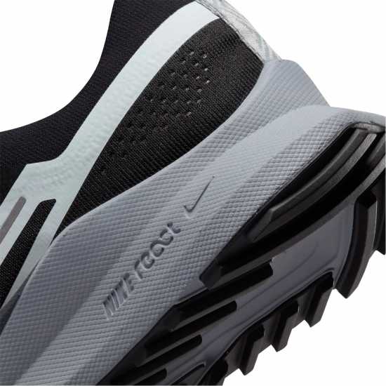 Nike Мъжки Маратонки Бягане По Пътеки React Pegasus 4 Mens Trail Running Shoes Black/Grey Мъжки високи кецове