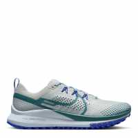 Nike Мъжки Маратонки Бягане По Пътеки React Pegasus 4 Mens Trail Running Shoes Silver/Teal Мъжки маратонки