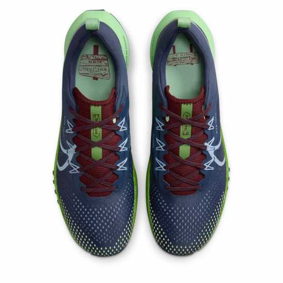 Nike Мъжки Маратонки Бягане По Пътеки React Pegasus 4 Mens Trail Running Shoes Blue/Green Мъжки маратонки