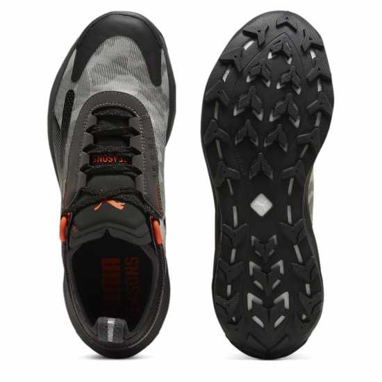 Puma Voyage Nitro 3 GTX Men's Trail Running Shoes Dark Coal/Flame Мъжки маратонки