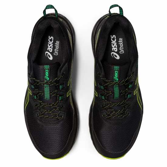 Asics Gel Venture 9 Men's Trail Running Shoes Black/Lime Мъжки маратонки