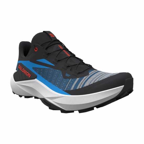 Salomon Мъжки Маратонки Бягане По Пътеки Genesis Mens Trail Running Shoes Черно/Синьо Salomon Мъжки Маратонки Бягане По Пътеки Genesis Mens Trail Running Shoes Черно/Синьо