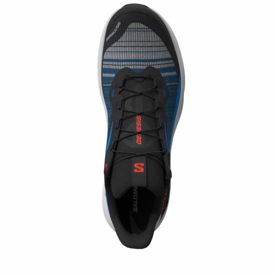 Salomon Мъжки Маратонки Бягане По Пътеки Genesis Mens Trail Running Shoes Черно/Синьо Salomon Мъжки Маратонки Бягане По Пътеки Genesis Mens Trail Running Shoes Черно/Синьо