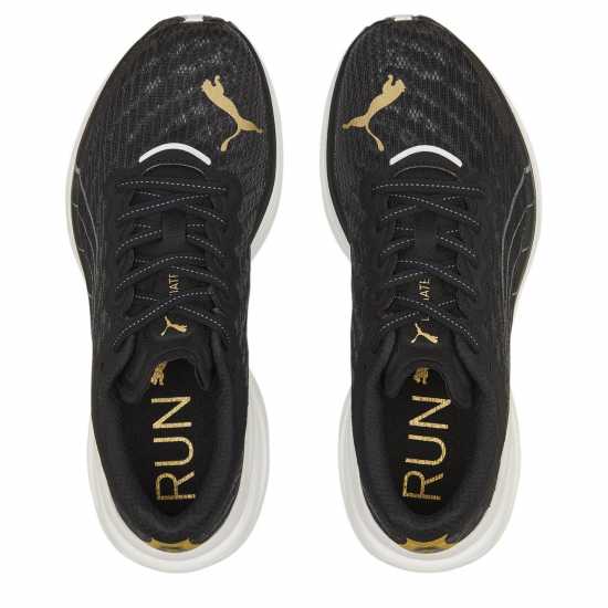 Puma Deviate Nitro 2 Women's Running Shoes Black/Gold Дамски маратонки