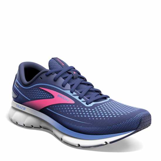 Brooks Мъжки Маратонки За Бягане Trace 2 Womens Running Shoes Peacoat/Blue Дамски маратонки