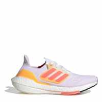 Adidas Ultraboost 22 Running Shoes Womens Grey/Orange Дамски маратонки