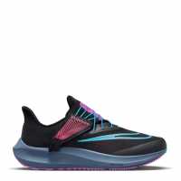 Nike Air Zoom Pegasus 39 FlyEase Women's Easy On/Off Road Running Shoes Blk/Grn/Blue Дамски маратонки