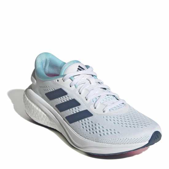 Adidas Supernova 2 Running Trainers Womens White/Blue Дамски маратонки