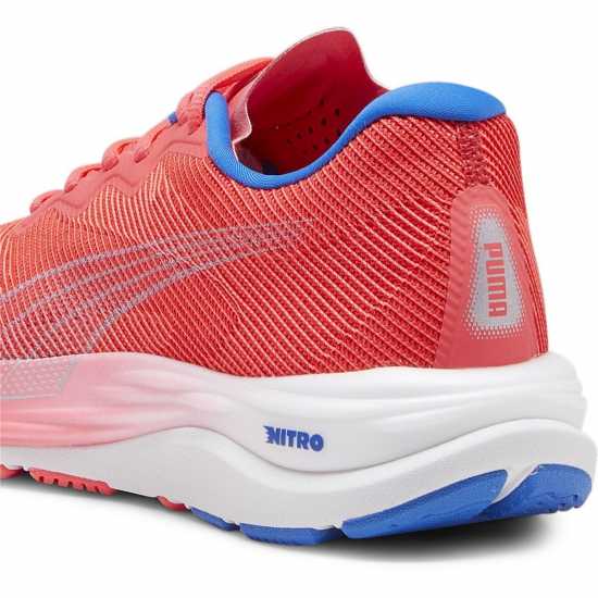 Puma Velocity Nitro 2 Running Shoes Womens Red/Blue Дамски маратонки