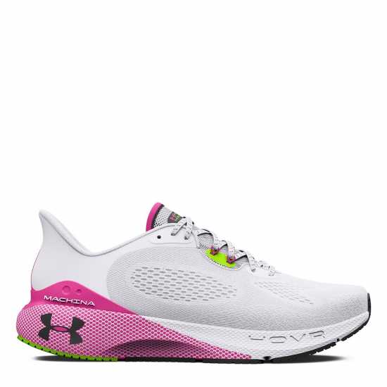 Under Armour Мъжки Маратонки За Бягане Hovr Machina 3 Womens Running Shoes White/Pink Дамски маратонки