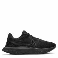 Nike Дамски Обувки За Бягане React Infinity Run Flyknit 3 Road Running Shoes Ladies Black/Black Дамски маратонки