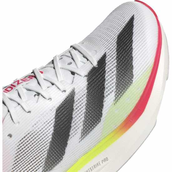 Adidas Мъжки Маратонки За Бягане Adizero Takumi Sen 10 Womens Running Shoes Бяло/Червено Маратонки за бягане