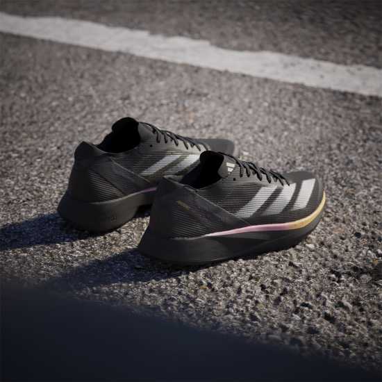 Adidas Мъжки Маратонки За Бягане Adizero Takumi Sen 10 Womens Running Shoes Черно/Нула Мет Маратонки за бягане
