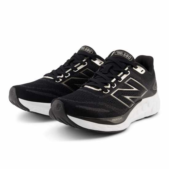 New Balance 680V8 Road Running Shoes Womens Черно Маратонки за бягане