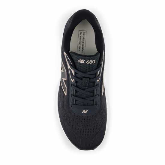 New Balance Nb Fresh Foam 680 Road Running Shoes Womens Black/White New Balance Nb Fresh Foam 680 Road Running Shoes Womens Black/White