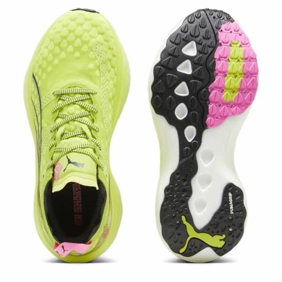 Puma Мъжки Маратонки За Бягане Foreverrun Nitro Womens Running Shoes Lime/Black Дамски маратонки