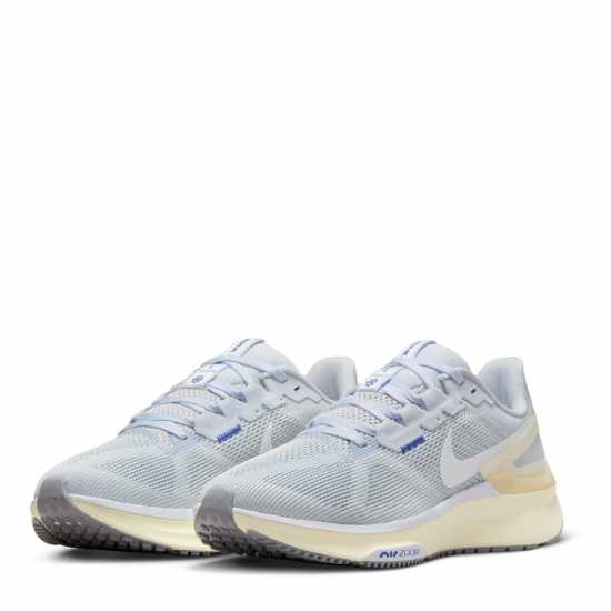 Nike Air Zoom Structure 25 Road Running Shoes Womens Синьо оттенък Атлетика