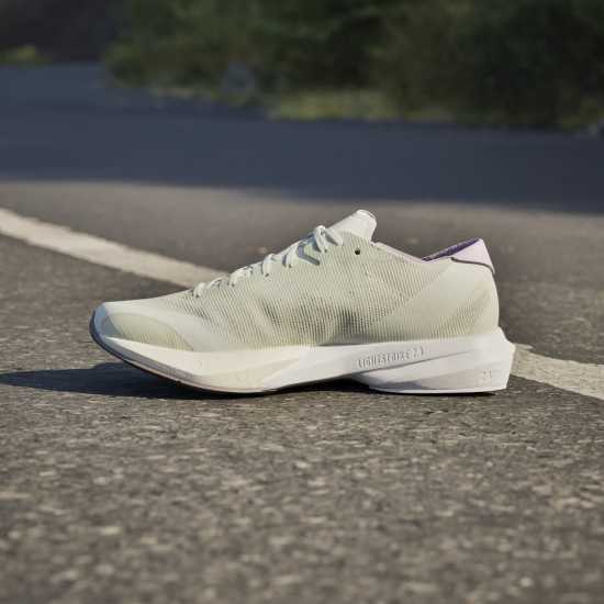 Adidas Мъжки Маратонки За Бягане Adizero Adios 8 Womens Running Shoes Сиво/Лилаво Маратонки за бягане